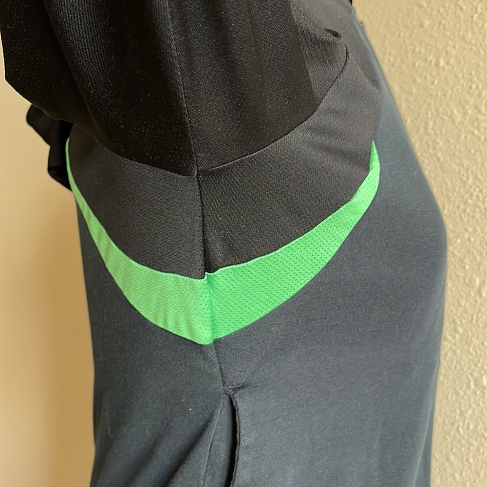 Puma Sz M Mesh Hoodie Green & Black Jacket - Picture 3 of 14